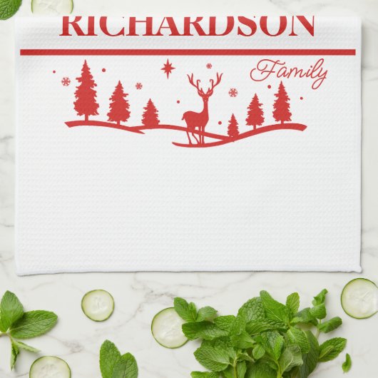 Personalisierter Name Geschirrtuch (Gefaltet)