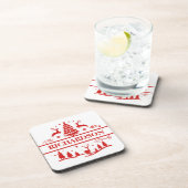 Personalisierter Name Getränkeuntersetzer (Rechte Seite)