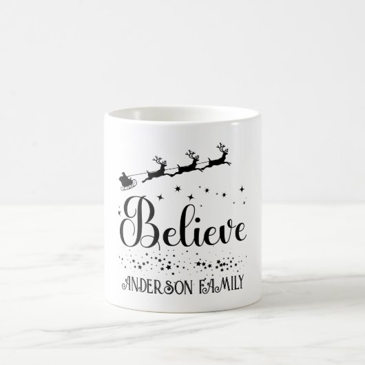 Personalisierter Name "Glauben" Kaffeetasse (Mittel)