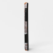 Personalisierter Name Glitzer Basketball Case-Mate iPhone Hülle (Hinten/Links)