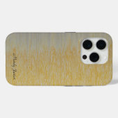 Personalisierter Name Gold und Silber Case-Mate iPhone Hülle (Rückseite (Horizontal))