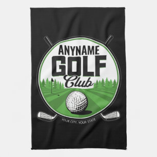 Personalisierter NAME Golf Pro Golf Club Spieler Geschirrtuch
