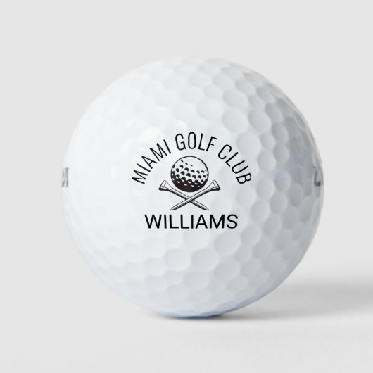 personalisierter Name Golfball (Vorderseite)