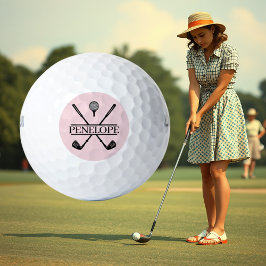 Personalisierter Name Golfball