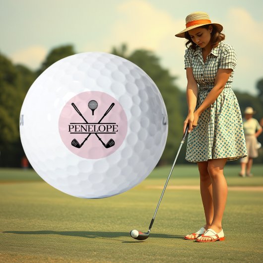 Personalisierter Name Golfball