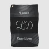 Personalisierter Name Golfhandtuch (Vorderseite)