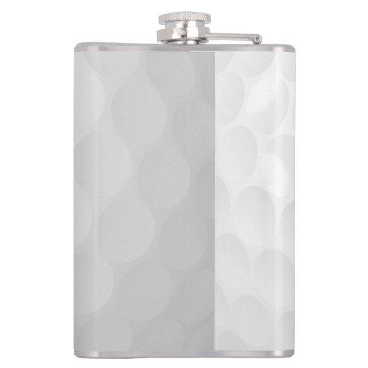 Personalisierter Name Golfklubs und Ball Flachmann (Rückseite)