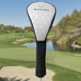 Personalisierter Name Golfklubs und Ball Golf Headcover