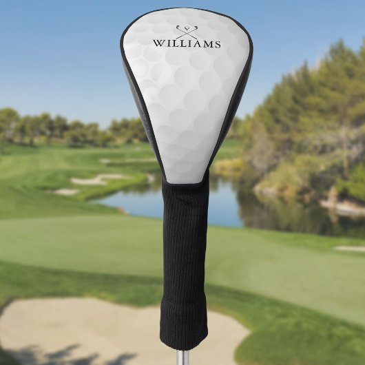 Personalisierter Name Golfklubs und Ball Golf Headcover