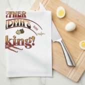 Personalisierter Name Grandma Kitchen Geschenk Geschirrtuch (Viertel Falte)