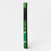 Personalisierter Name, grüne goldene Sonnen Case-Mate iPhone Hülle (Hinten/Links)