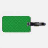 Personalisierter Name Grüner Marokkaner Gepäckanhänger (Rückseite horizontal)