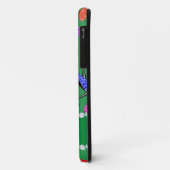 Personalisierter Name grüner Regenbogenleopard Hig Case-Mate iPhone Hülle (Hinten/Links)