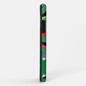 Personalisierter Name grüner Regenbogenleopard Hig Case-Mate iPhone Hülle (Hinten/Rechts)