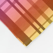 Personalisierter Name grüner Traktor Regenbogen ka Fleecedecke (Ecke)