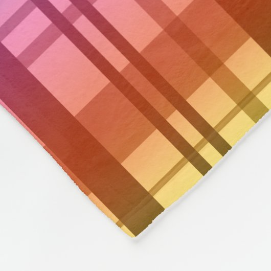 Personalisierter Name grüner Traktor Regenbogen ka Fleecedecke (Ecke)