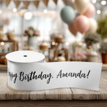 Personalisierter Name Happy Birthday