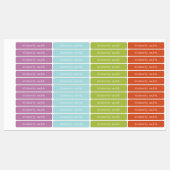 Personalisierter Name: hell und groovy Etiketten (Blatt)