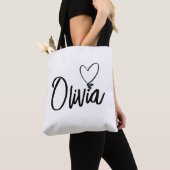 PERSONALISIERTER NAME HERZ TOT BAG TASCHE (Von Nahem)