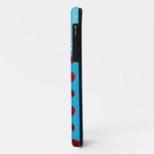 Personalisierter Name Himmelsblau Case-Mate iPhone Hülle (Hinten/Links)