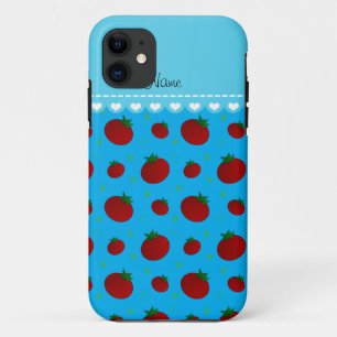 Personalisierter Name Himmelsblau iPhone 11 Hülle