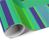 Personalisierter Name Hippo Geschenkpapier (Rolleneckpunkt)