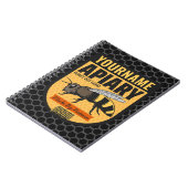 Personalisierter NAME Honey Bee Apiary Beehives Fa Notizblock (Linke Seite)