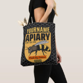 Personalisierter NAME Honey Bee Apiary Beehives Fa Tasche (Von Nahem)