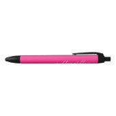 Personalisierter Name (Hot Pink) Kugelschreiber (Oberseite)