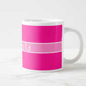 Personalisierter Name (Hotink) Jumbo-Tasse (Rechts)