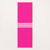 Personalisierter Name (Hotink) Yogamatte (Rückseite)