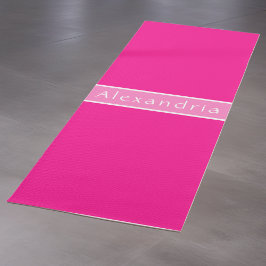 Personalisierter Name (Hotink) Yogamatte