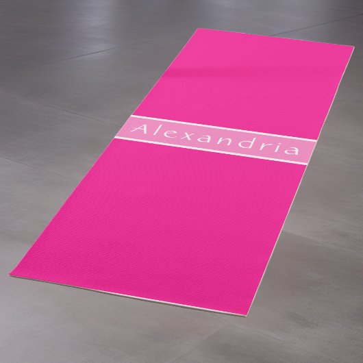Personalisierter Name (Hotink) Yogamatte