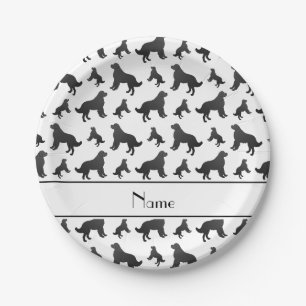 Personalisierter Name - Hunde Pappteller