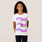 Personalisierter Name I Liebe K-Pop T-Shirt (Vorne ganz)