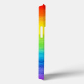 Personalisierter Name Initial Rainbow Watercolor Case-Mate iPhone Hülle (Rückseite / Rechts)