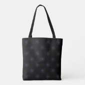 Personalisierter Name & Initialer Sternenexplosion Tasche (Rückseite)