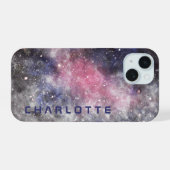 Personalisierter Name iPhone 15 Hülle (Rückseite (Horizontal))