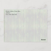 Personalisierter Name Irish Pub Sign St. Patrick's Postkarte (Rückseite)