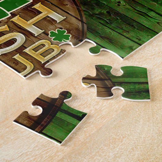 Personalisierter Name Irish Pub Sign St. Patrick's Puzzle (Seite)