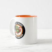 Personalisierter Name Jahr Keepake Erntedank Zweifarbige Tasse (Vorderseite Links)