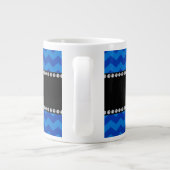 Personalisierter Name Jumbo-Tasse (Rückseite)