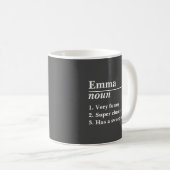 Personalisierter Name Jumbo Tasse für Urlaub (VorderseiteRechts)