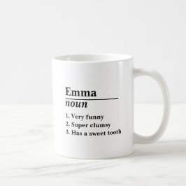 Personalisierter Name Jumbo Tasse für Urlaub