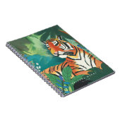 Personalisierter Name Jungle TIger Notizblock (Rechte Seite)