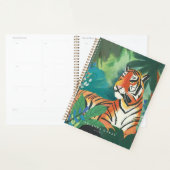 Personalisierter Name Jungle TIger Planer (Anzeige)