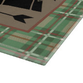 Personalisierter NAME Kabine Camping Abenteuer Schneidebrett (Ecke)