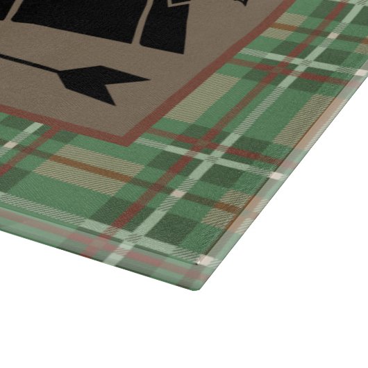 Personalisierter NAME Kabine Camping Abenteuer Schneidebrett (Ecke)