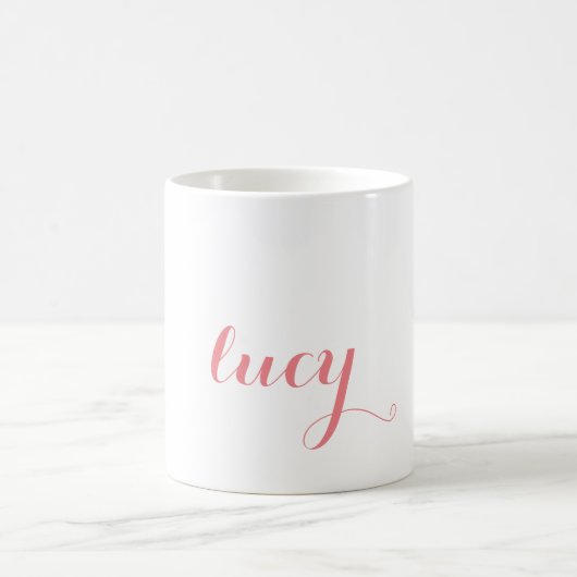 Personalisierter Name Kaffeemaschine Tasse (Mittel)