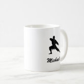Personalisierter Name Karate / Taekwondo / Judo Kaffeetasse (VorderseiteRechts)